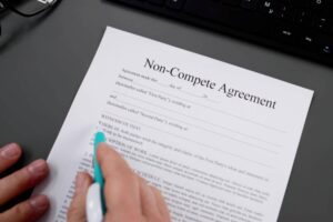 Non Compete Agreement. Business Competition Contract And Law